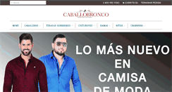 Desktop Screenshot of caballobronco.com